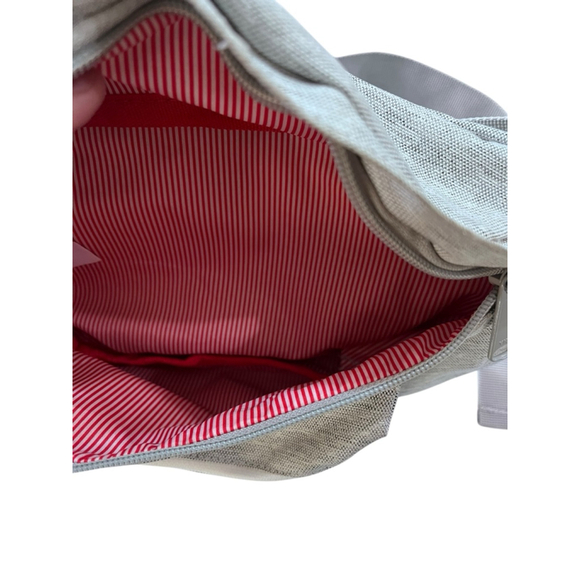 Herschel Supply Co. Mini Backpack AND Fanny Pack Combo Set Gray Belt Bag Lined - Picture 12 of 15